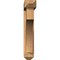Ekena Millwork Westlake Arts and Crafts Smooth Bracket w/ Offset Brace, Western Red Cedar, 5 1/2"W x 30"D x 30"H BKT0604X30X30WTL03SWR - alternate 4